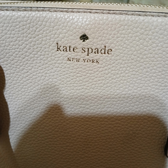 KATE SPADE Cream/Taupe Satchel Bag Mulberry Street - Picture 5 of 8